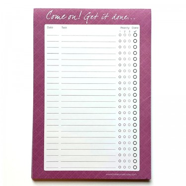 To Do List Notepad A4 - Come on! Get it done...